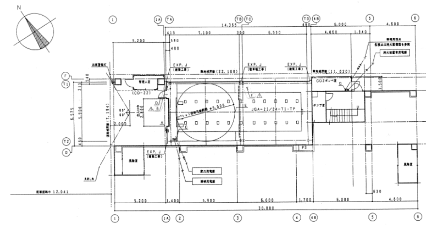IP MKビルタワーパーキングの駐車配置図