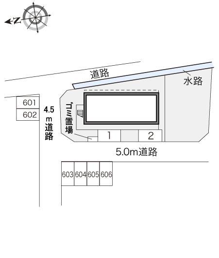 エスポワール(16922)の駐車配置図