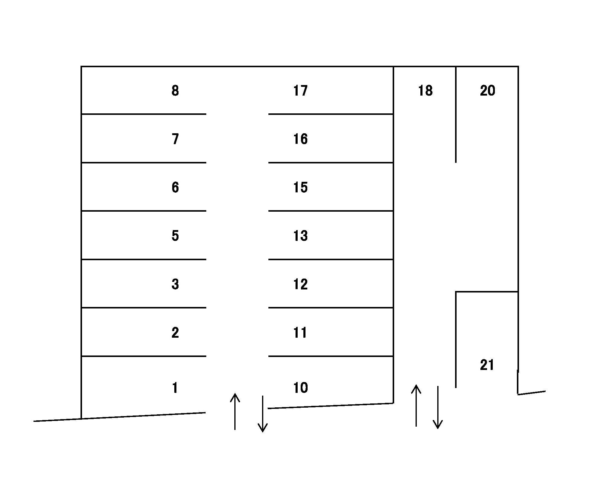 J-095の駐車配置図