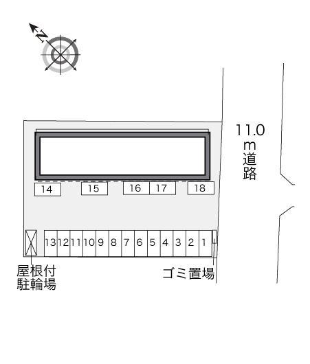 ノア都城(32744)の駐車配置図