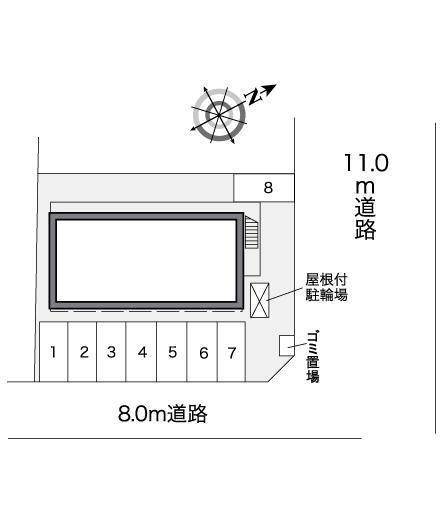 モエレ(25717)の駐車配置図