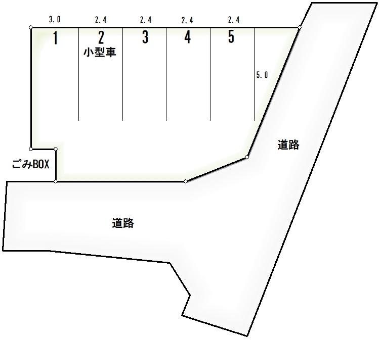 YTパーキングの駐車配置図