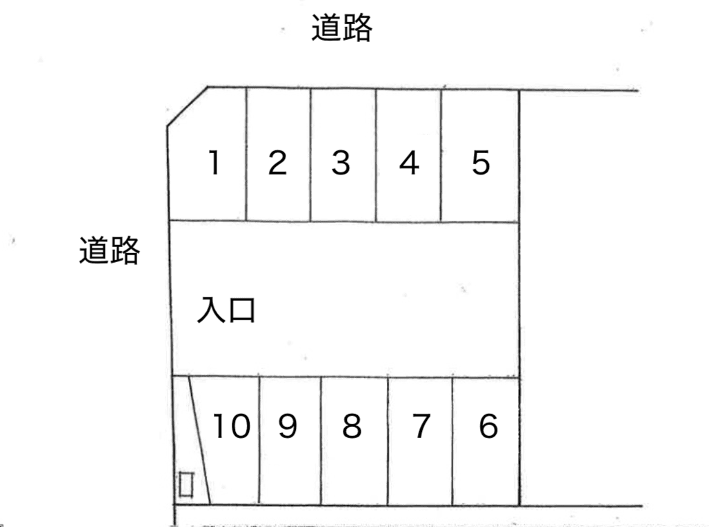 25.山本ガレージの駐車配置図