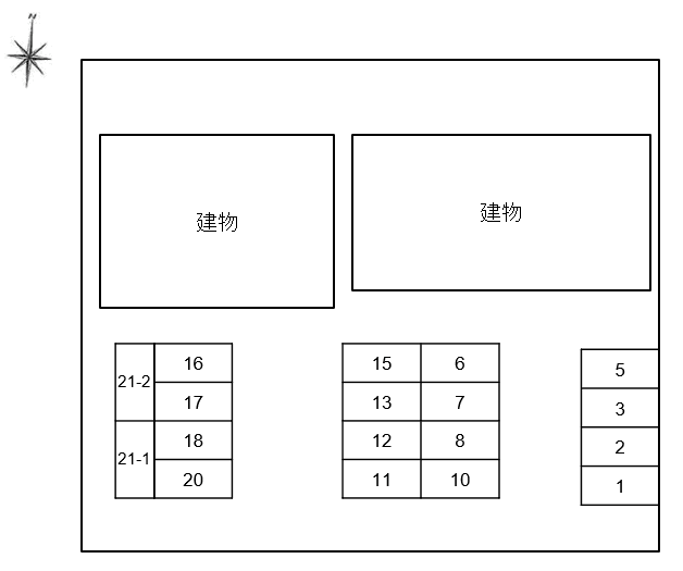 FOLIAR春Aの駐車配置図