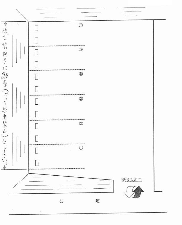 J-692の駐車配置図