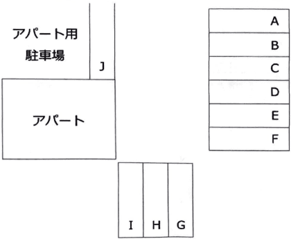 10860駐車場の駐車配置図