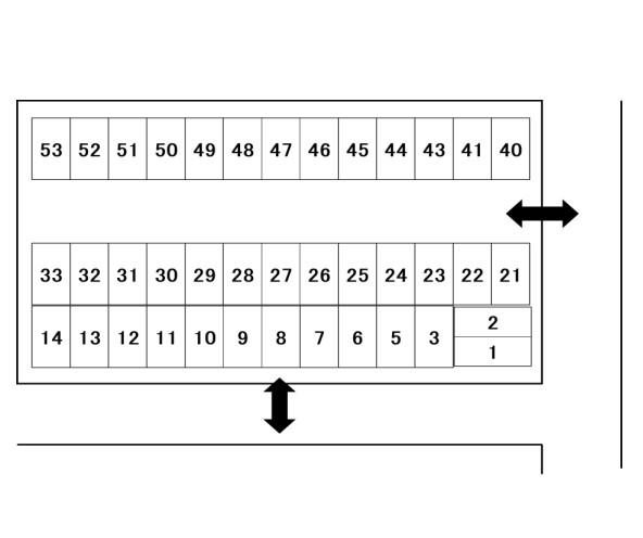 泉水Pの駐車配置図