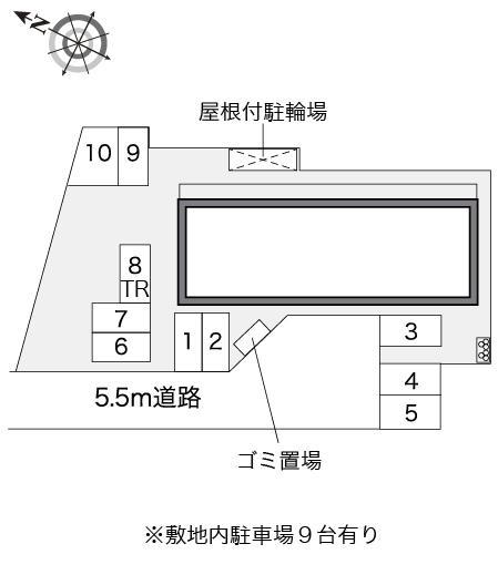 新逆井(20311)の駐車配置図