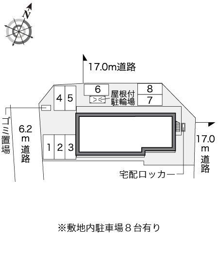 カサブランカ(22954)の駐車配置図