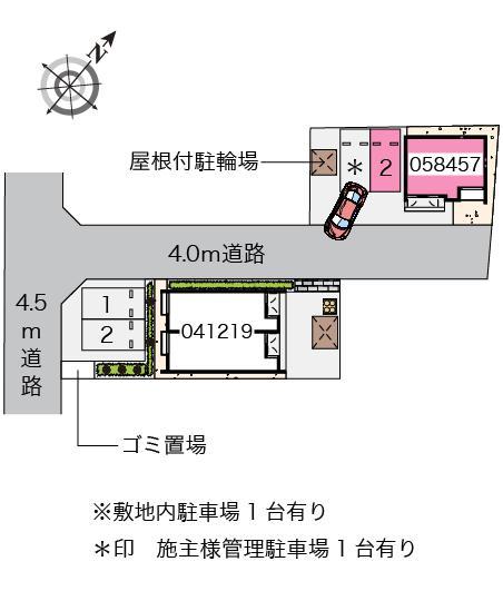 クレイノベストプレイスⅡ(58457)の駐車配置図