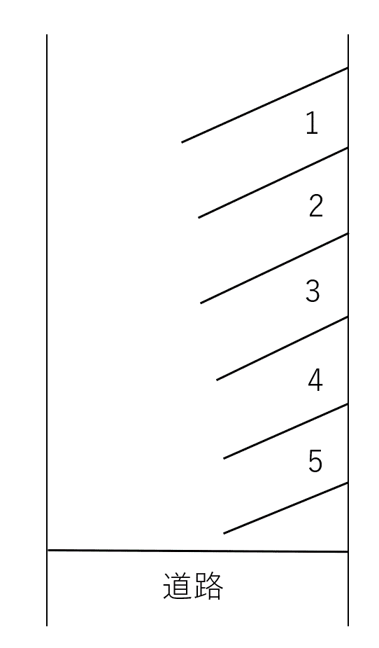 さくらパーキングの駐車配置図