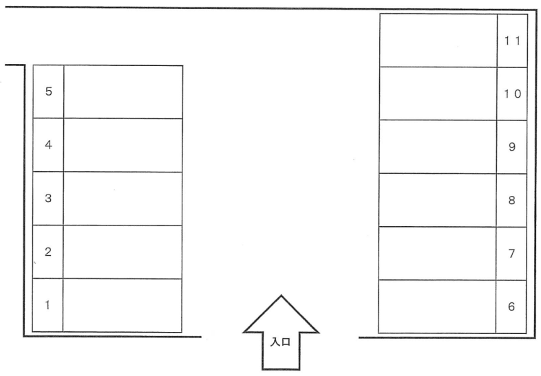 近見7丁目近藤駐車場の駐車配置図