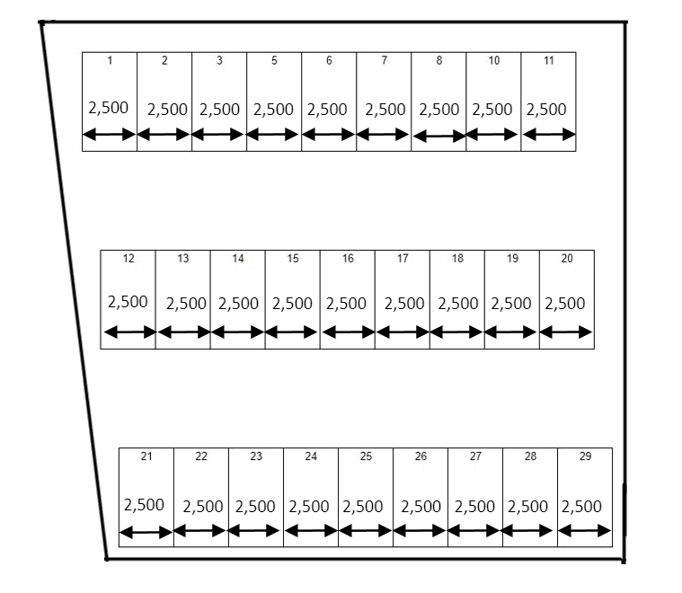 ベル・パーキングの駐車配置図