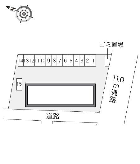 Purezza(21622)の駐車配置図