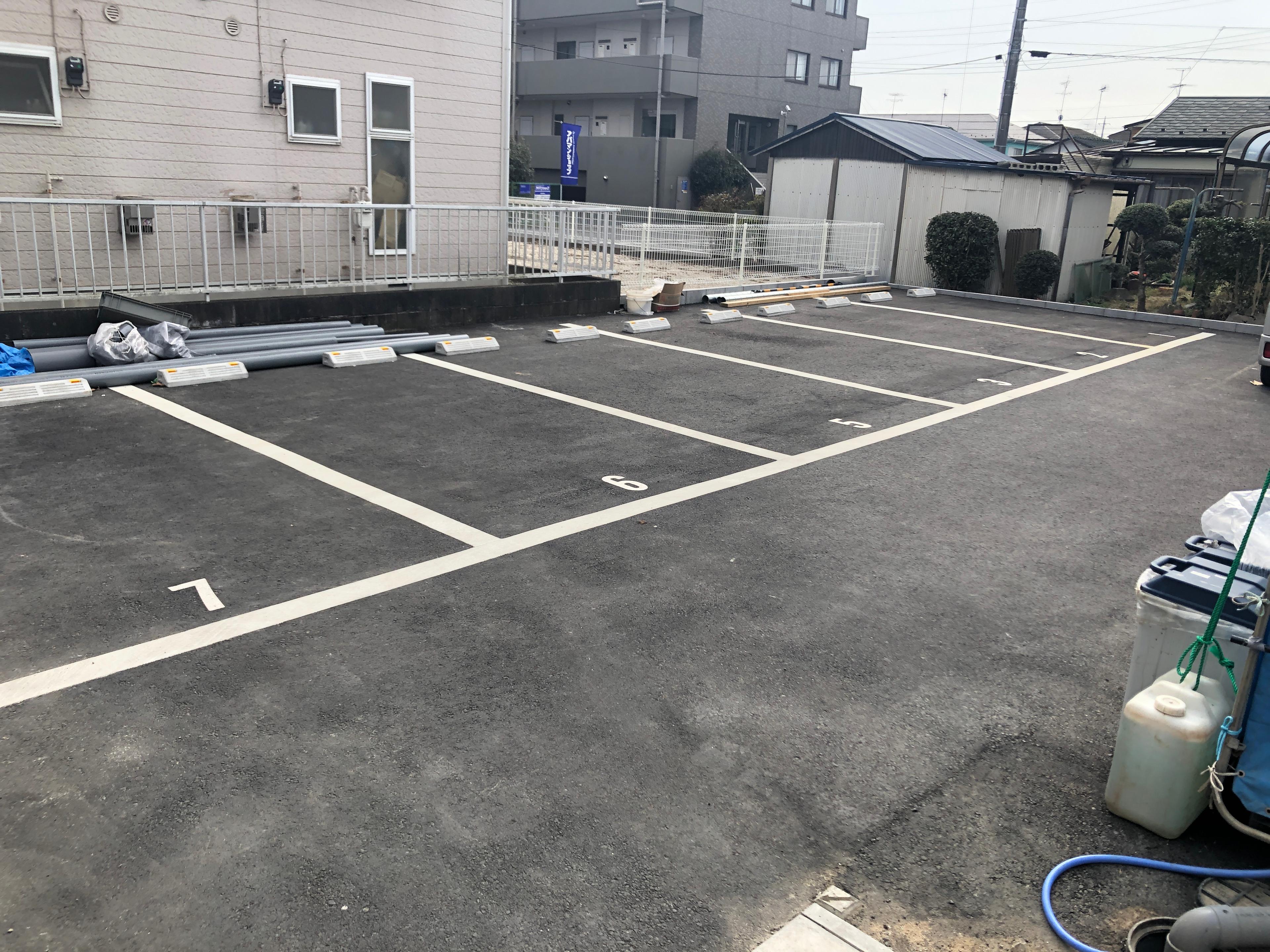 ドミール西初石A棟B棟の外観・駐車場イメージ2枚目