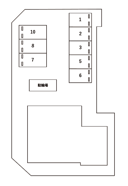 アムール エスポアールⅢの駐車配置図