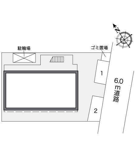 パティオ東大宮(25009)の駐車配置図