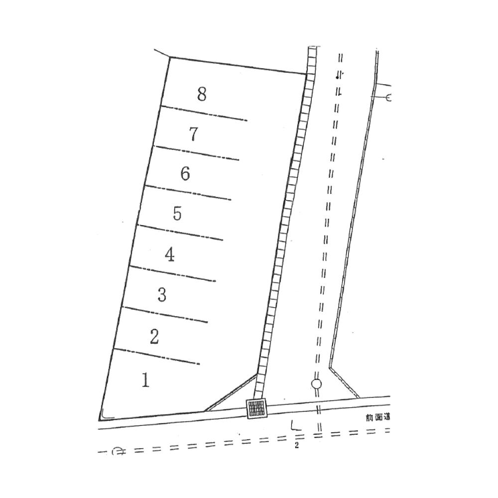 モータープール神宮西の駐車配置図