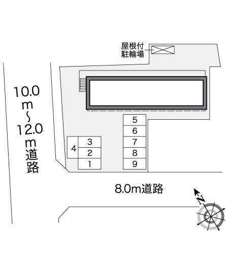 ラプランタン(26523)の駐車配置図