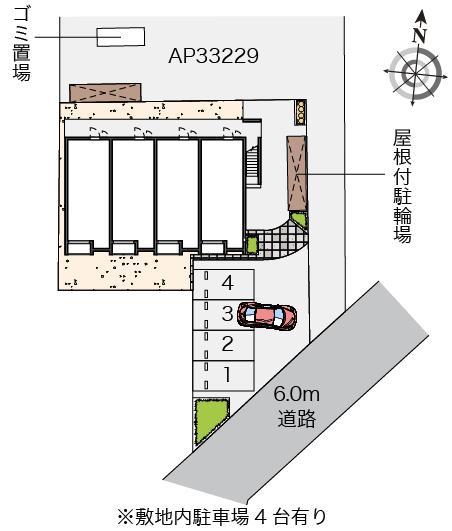 ユイット(53576)の駐車配置図
