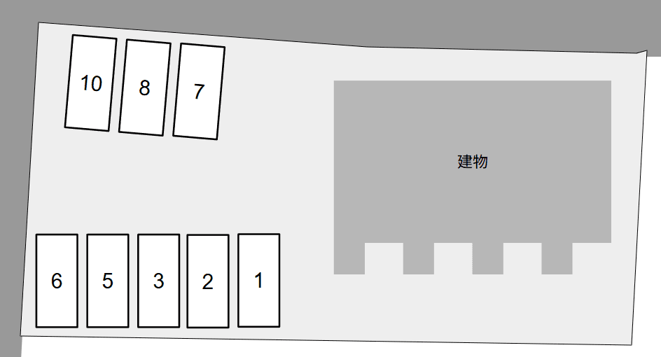 桜咲くの駐車配置図