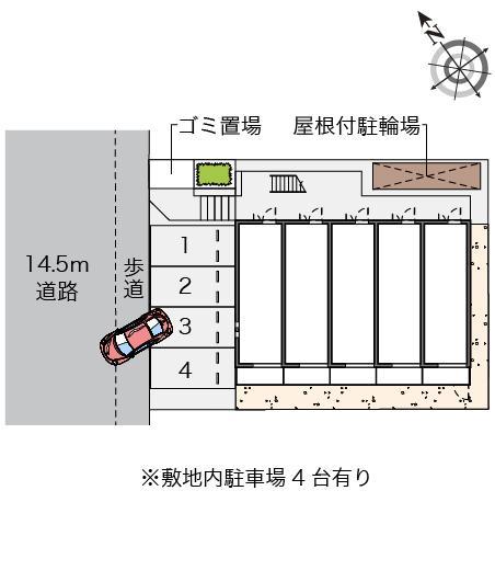 クレイノベルウッドⅡ 広川(58494)の駐車配置図