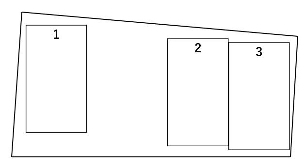 世田谷区瀬田5丁目の駐車配置図