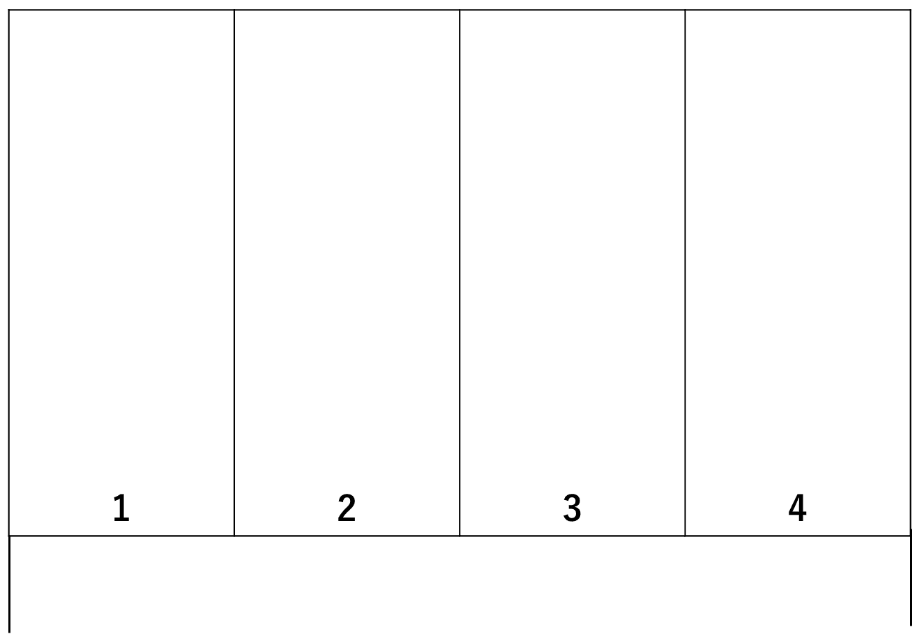 金田和田第2駐車場の駐車配置図