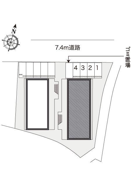 東香里(18439)の駐車配置図