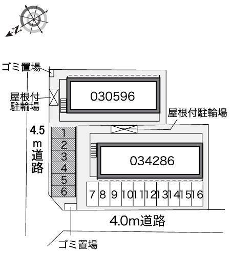 ねいし(30596)の駐車配置図