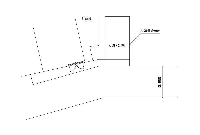 神谷1丁目駐車場の駐車配置図
