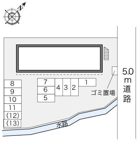 メイプル6(22756)の駐車配置図