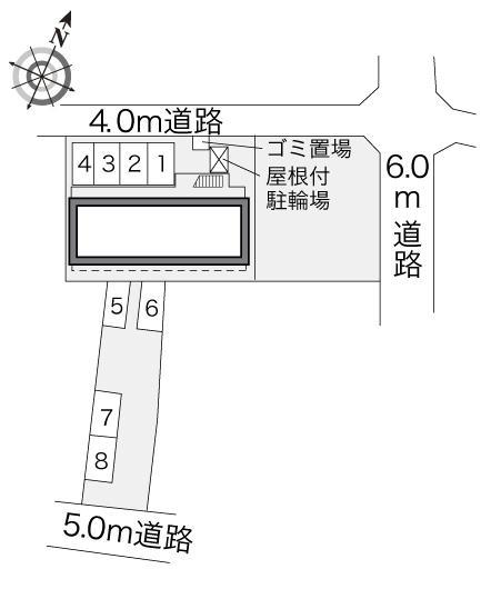 ポラリス エクレール(24783)の駐車配置図