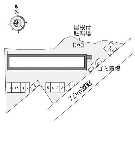エイムフル仙台(31629)の駐車配置図