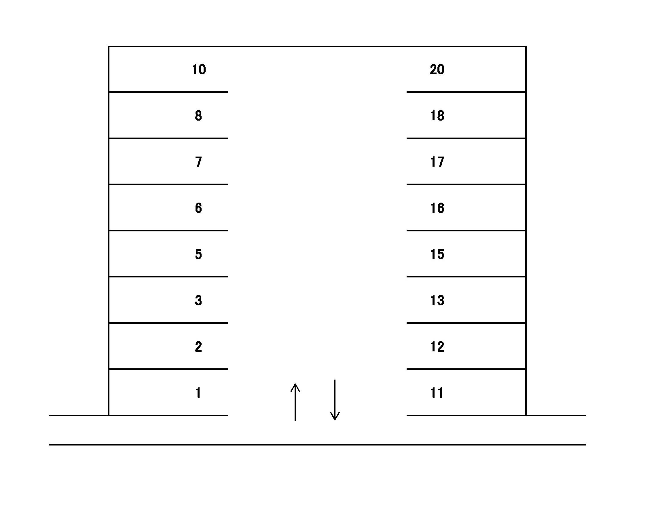 J-069の駐車配置図