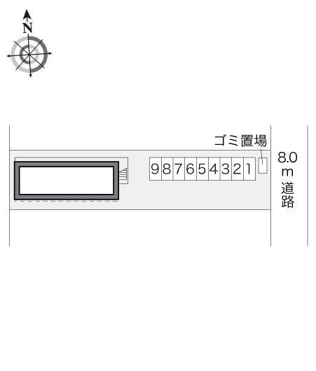 ビューラー(18412)の駐車配置図