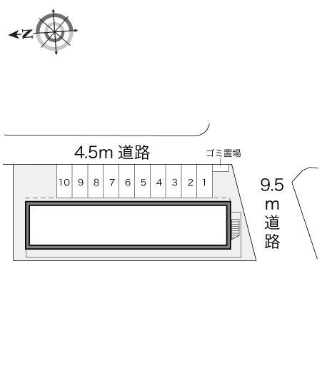 ファウィステリアⅡ(18907)の駐車配置図