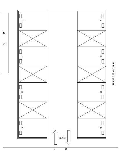 J-932の駐車配置図