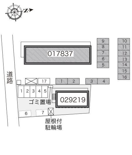 愛(17837)の駐車配置図
