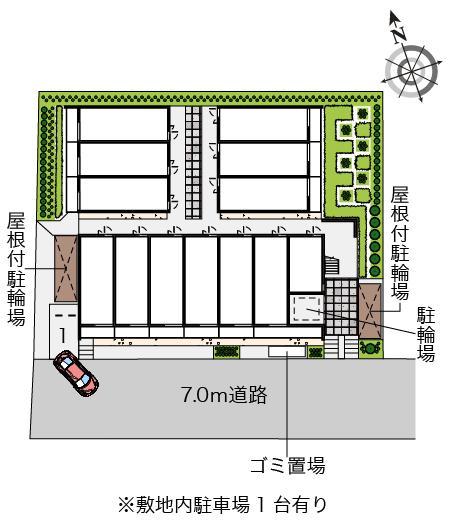 クレイノライズ日吉(56736)の駐車配置図