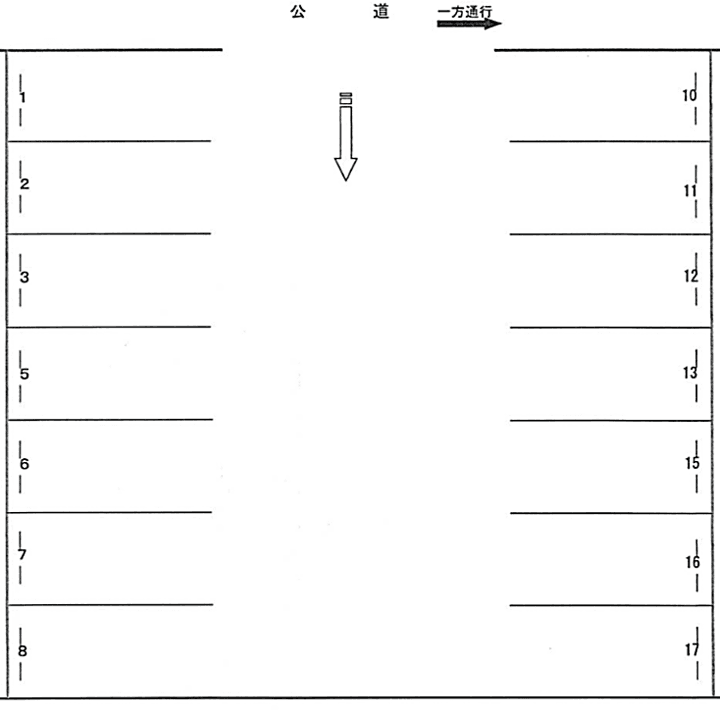 221の駐車配置図