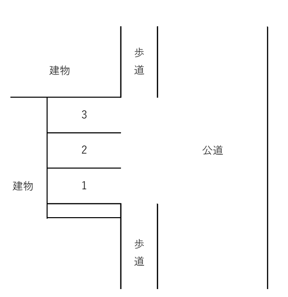 パピヨン駐車場の駐車配置図