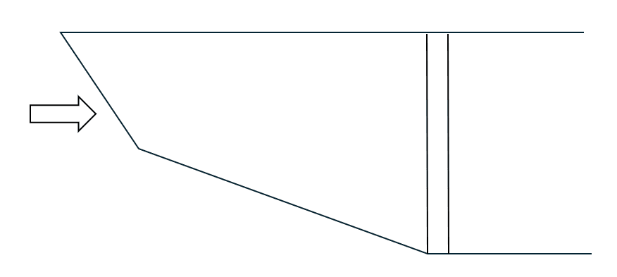 城南ガレージの駐車配置図