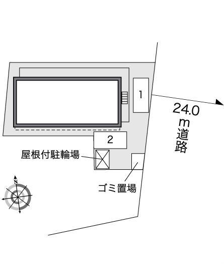はーとらんど(42412)の駐車配置図