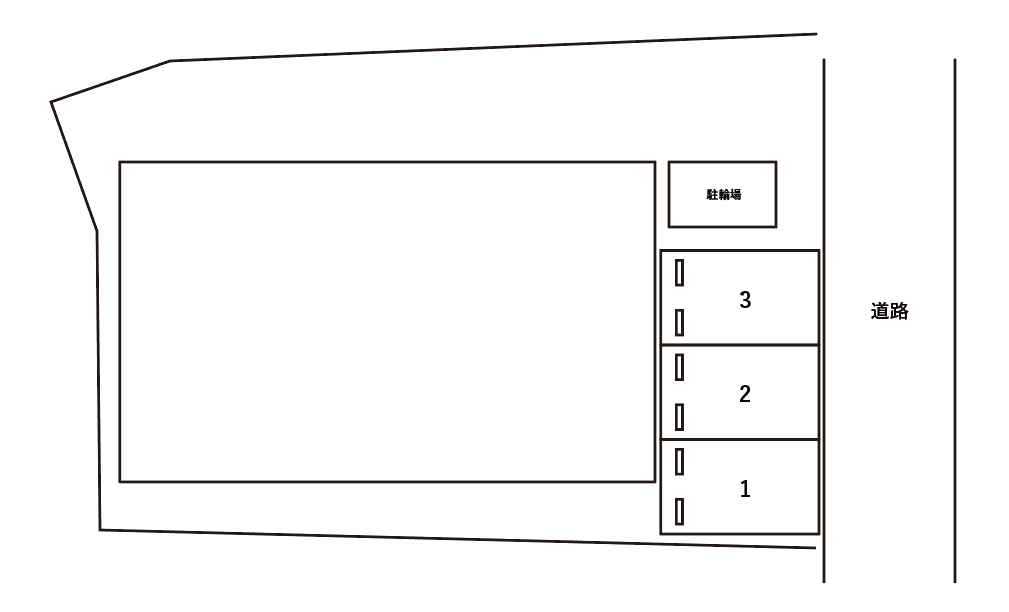アムール砂Ⅵの駐車配置図
