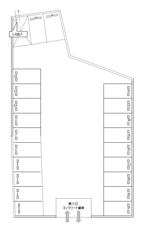 J-488の駐車配置図
