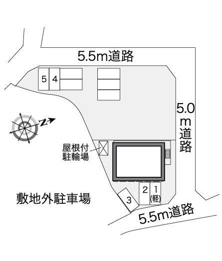 宮の木(26221)の駐車配置図