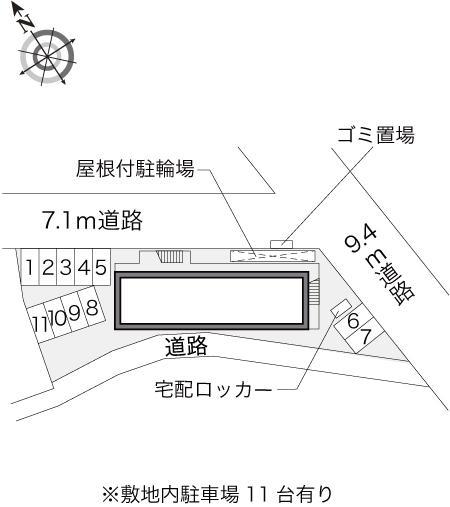 サンワ(13641)の駐車配置図