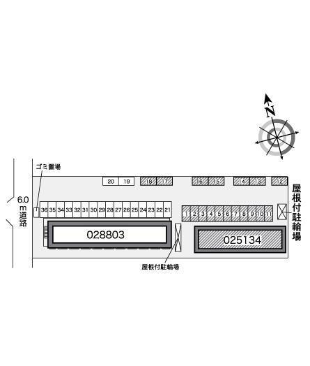 アークハイム(25134)の駐車配置図