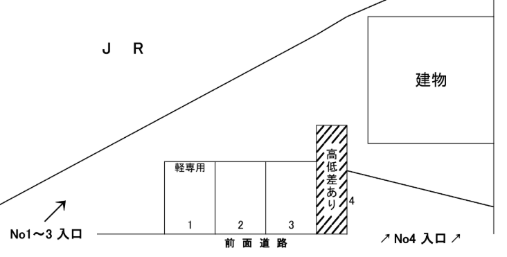 SKパーキングの駐車配置図